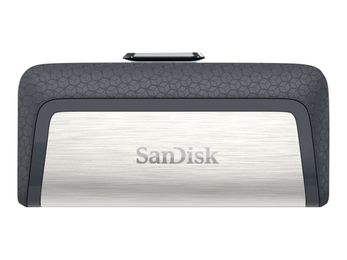 SanDisk USB-Stick Ultra Dual Drive USB Type-C silber, grau 64 GB