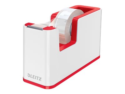 LEITZ Tischabroller WOW Duo Colour perlweiss/rot LEITZ Tischabroller WOW Duo Colour perlweiss/rot