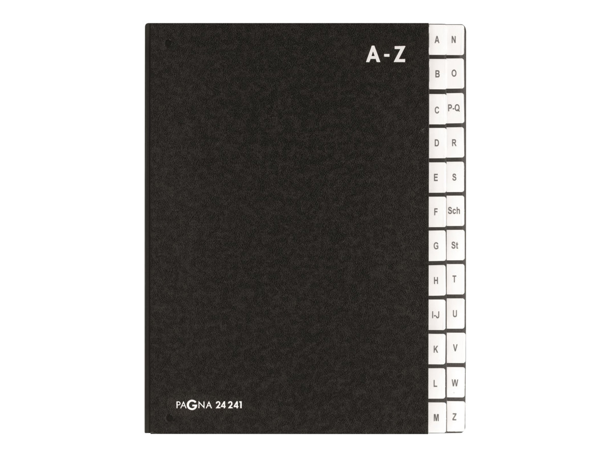 PAGNA Pultordner A-Z schwarz PAGNA Pultordner A-Z schwarz
