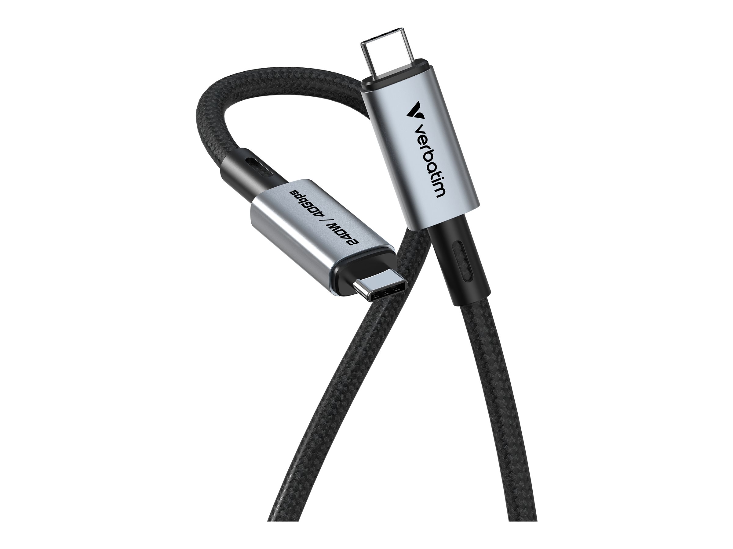 Verbatim Sync & Charge USB C to USB C 240W 40 Gbps120 cm