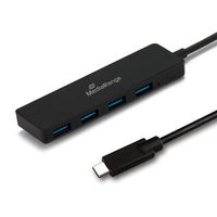 MediaRange USB-Hub MRCS508 4-fach schwarz MediaRange USB-Hub MRCS508 4-fach schwarz