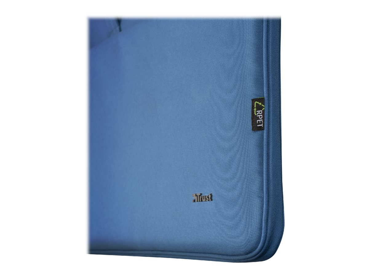 Trust Laptoptasche Bologna Slim Kunstfaser blau 24448 bis 40,6 cm 16 Zoll