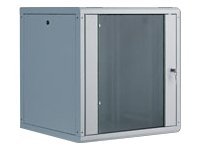 DIGITUS 48,3cm 19Zoll Wandschrank 12HE SoHoline RAL7035 grau ohne Fachboden