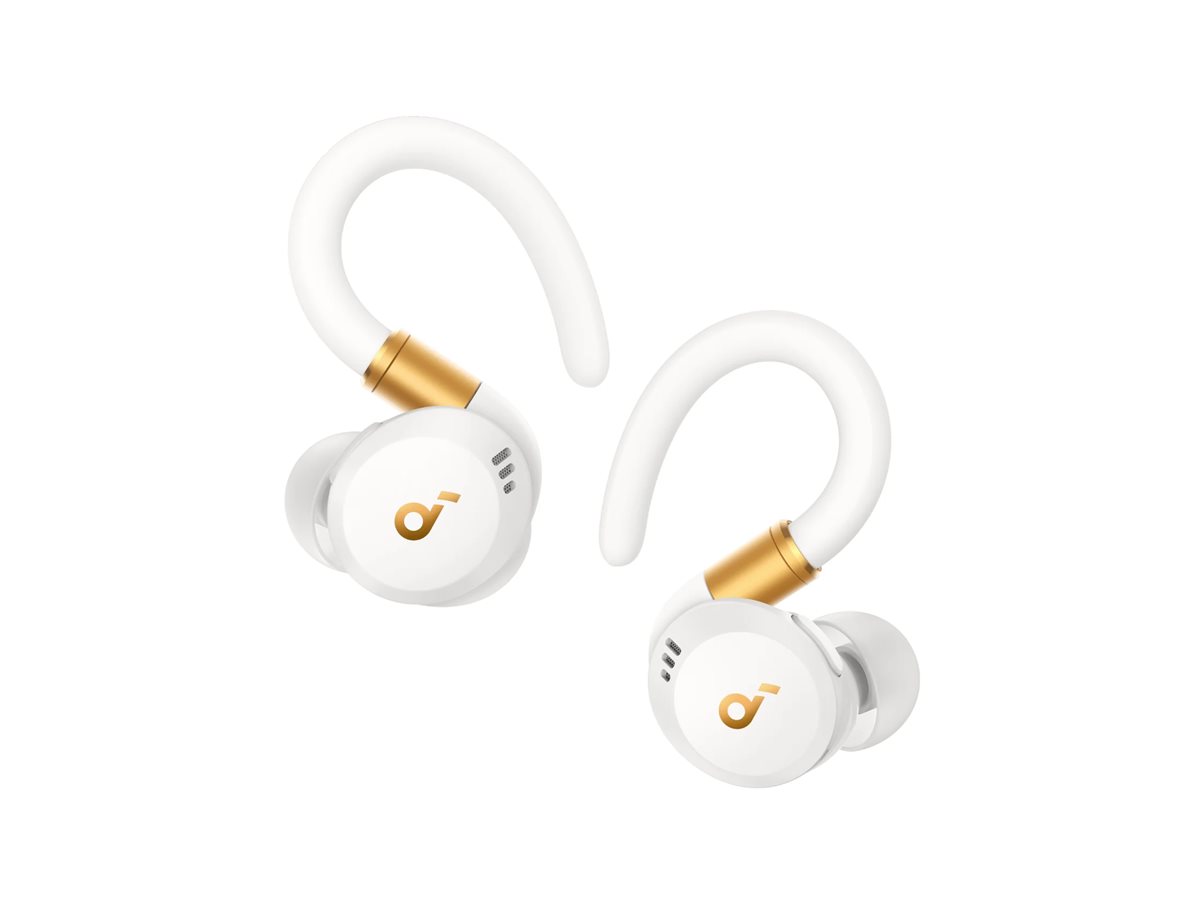 ANKER Soundcore Sport X20 white Bluetooth In-Ear Sport Earbuds ANC IP68 SweatGuard verstelbare Ohrhaken ANKER Soundcore Sport X20 white Bluetooth In-Ear Sport Earbuds ANC IP68 SweatGuard verstelbare Ohrhaken