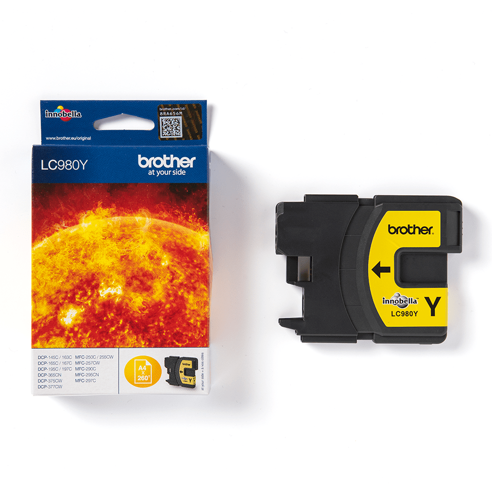 Brother LC980Y Tintenpatrone Gelb