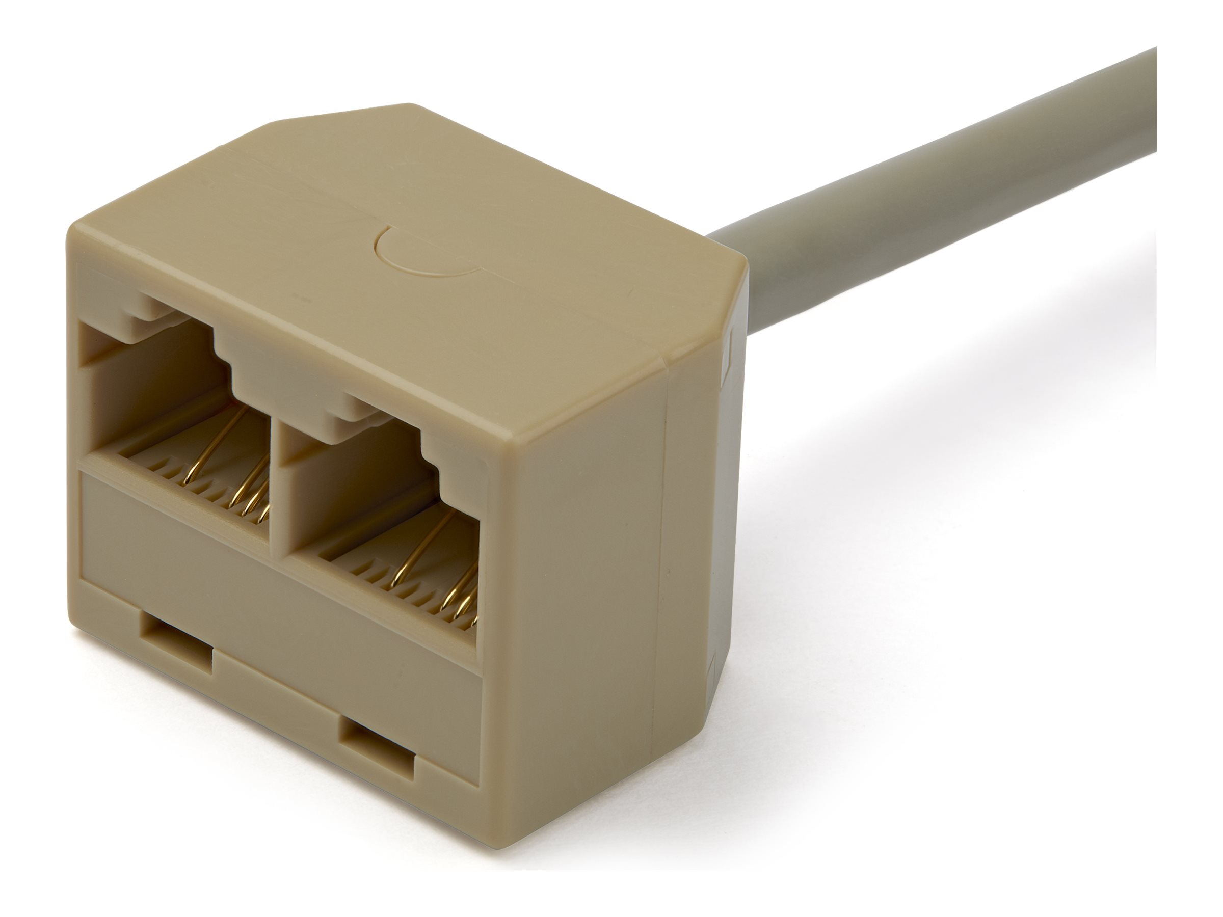 STARTECHCOM 2to1 RJ45 10100mbps SplitterCombiner One adapter required at each end of the connection RJ45SPLITTER