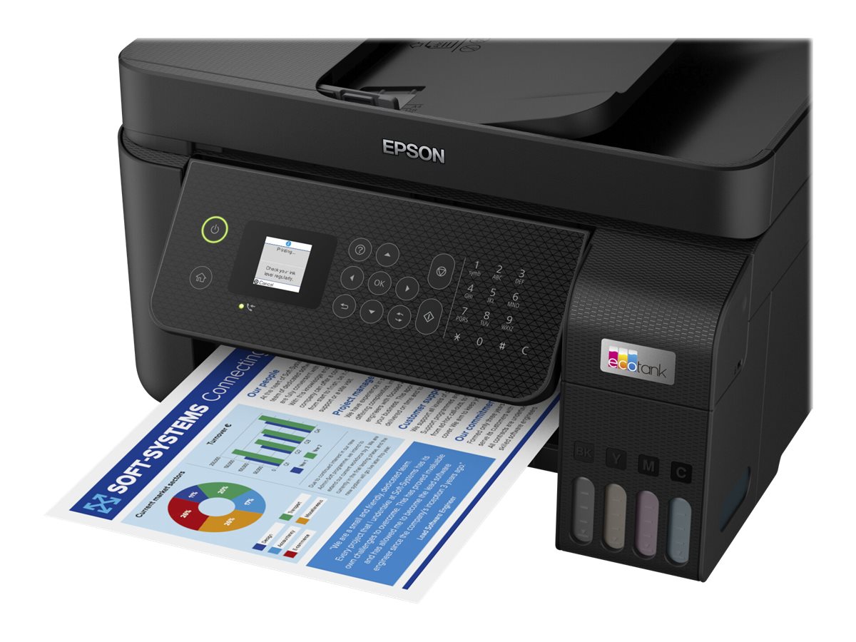 EPSON EcoTank ET-4800 4 in 1 Tintenstrahl-Multifunktionsdrucker schwarz