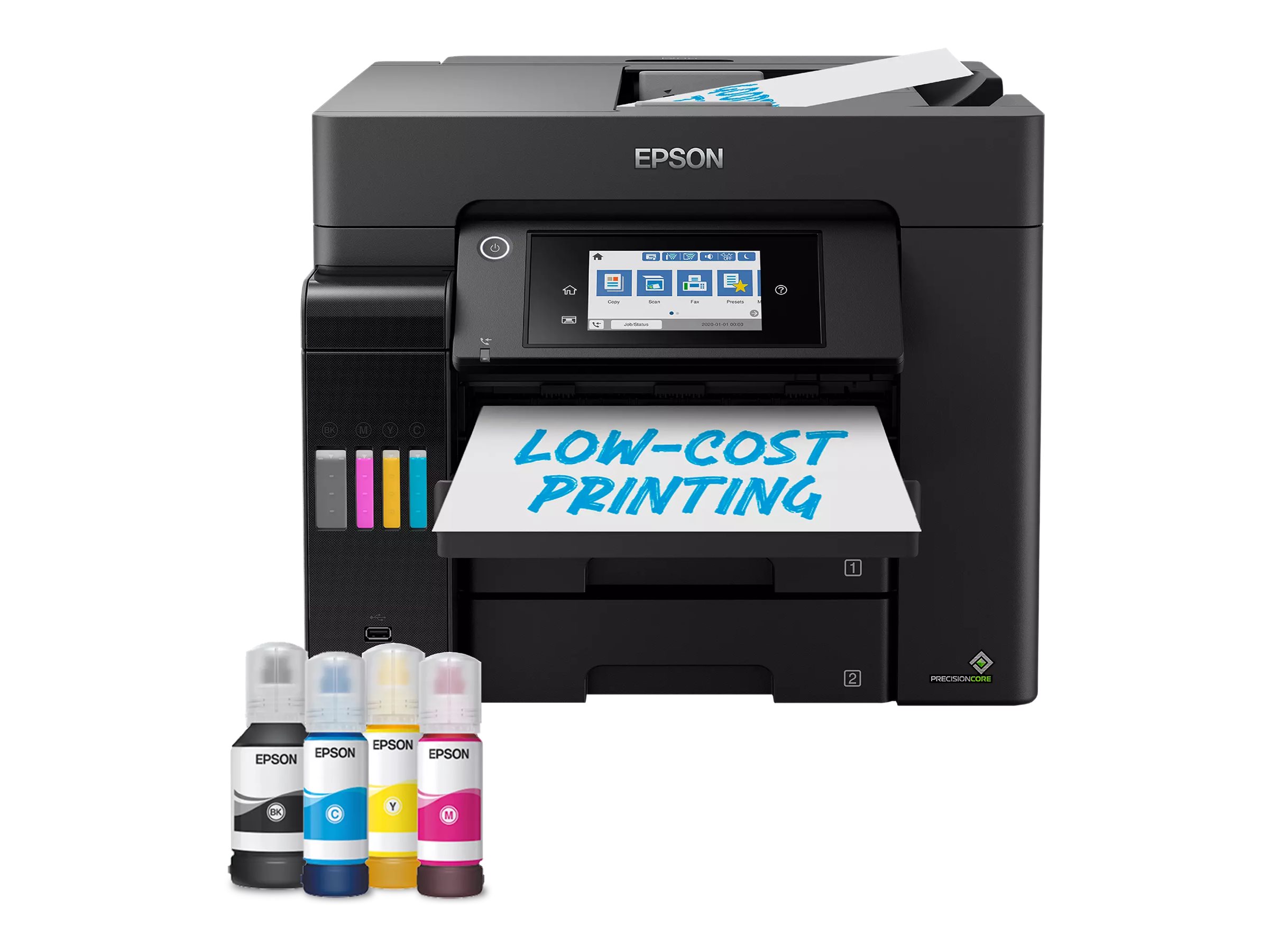EPSON EcoTank ET-5855 MFP colour inkjet ITS A4 25ppm Print 550sheets USB LAN Wi-Fi Black EPSON EcoTank ET-5855 MFP colour inkjet ITS A4 25ppm Print 550sheets USB LAN Wi-Fi Black