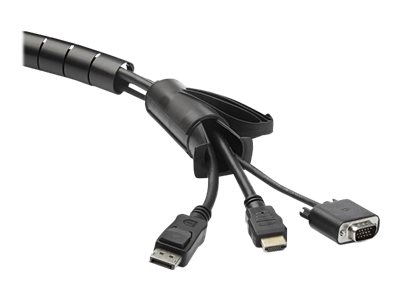STARTECH.COM 1.5m 4.9ft Cable Management Sleeve - Spiral - 1.8inch 45mm Diameter - W/ Cable Loading Tool CMSCOILED3