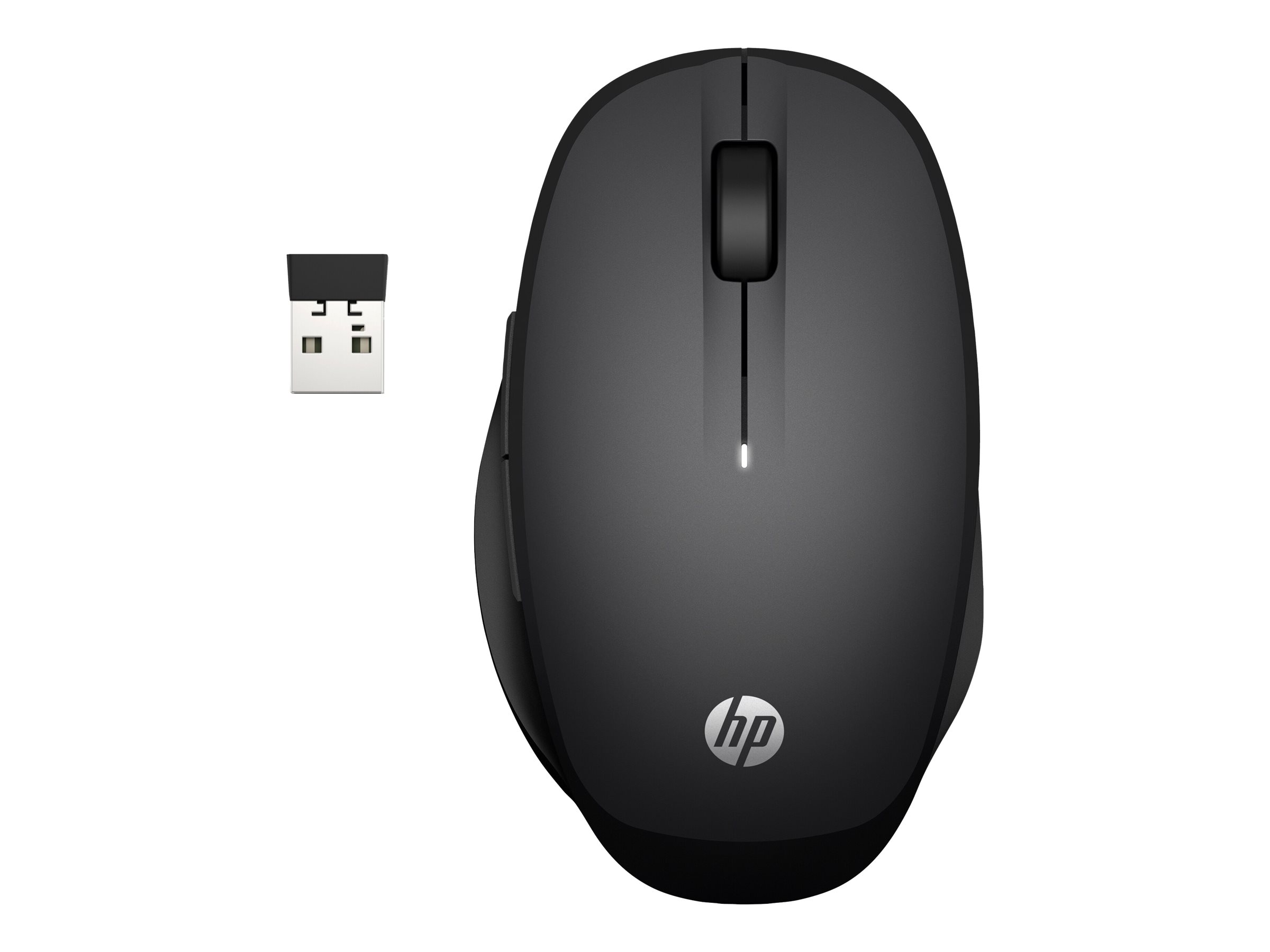 HP Maus 300 Dual Mode Kabellos BTUSBA Schwarz