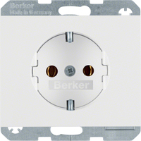 Berker Steckdose SCHUKO 47157009 polarweiss Berker Steckdose SCHUKO 47157009 polarweiss