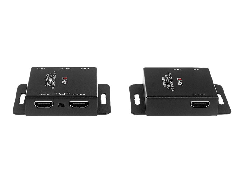 LINDY Überträgt HDMI-10.2G- IR-Signale auf Distanzen bis 70m über Cat.6-Kabel