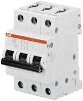 ABB Stotz-KontaktLeitungsschutzschalter S203-B50 B50A 3polig 6kA ABB Stotz-KontaktLeitungsschutzschalter S203-B50 B50A 3polig 6kA