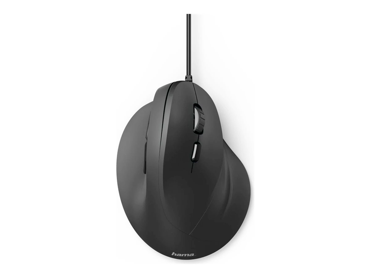 hama EMC-500 Maus ergonomisch kabelgebunden schwarz hama EMC-500 Maus ergonomisch kabelgebunden schwarz