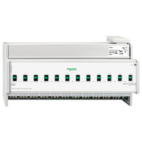 Schneider Electric Schaltaktor REG-K/12x230/16 Handbetätigung lichtgrau Schneider Electric Schaltaktor REG-K/12x230/16 Handbetätigung lichtgrau