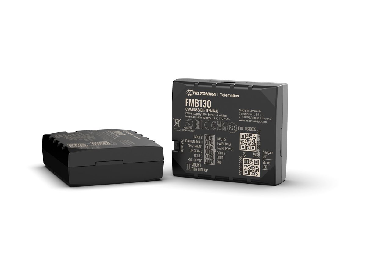 TELTONIKA TELEMATICS FMB130 Advanced 2G Tracker mit flexiblen Eingängen TELTONIKA TELEMATICS FMB130 Advanced 2G Tracker mit flexiblen Eingängen