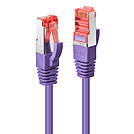 LINDY Cat.6 S/FTP Kabel, violett, 3m Patchkabel
