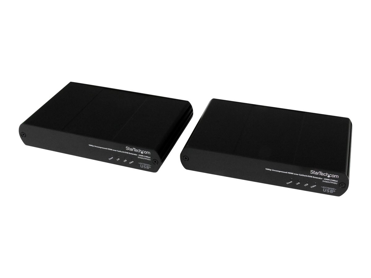 STARTECH.COM USB HDMI über Cat5e / 6 KVM Konsolen Extender mit 1080p unkomprimiertem Video - 100m -  Cat5e Cat6 Video KVM-Extender