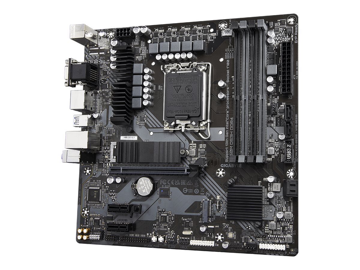 GIGABYTE B760M DS3H LGA1700 4xDDR4 4xSATA 2xM.2 2xDP 1xHDMI