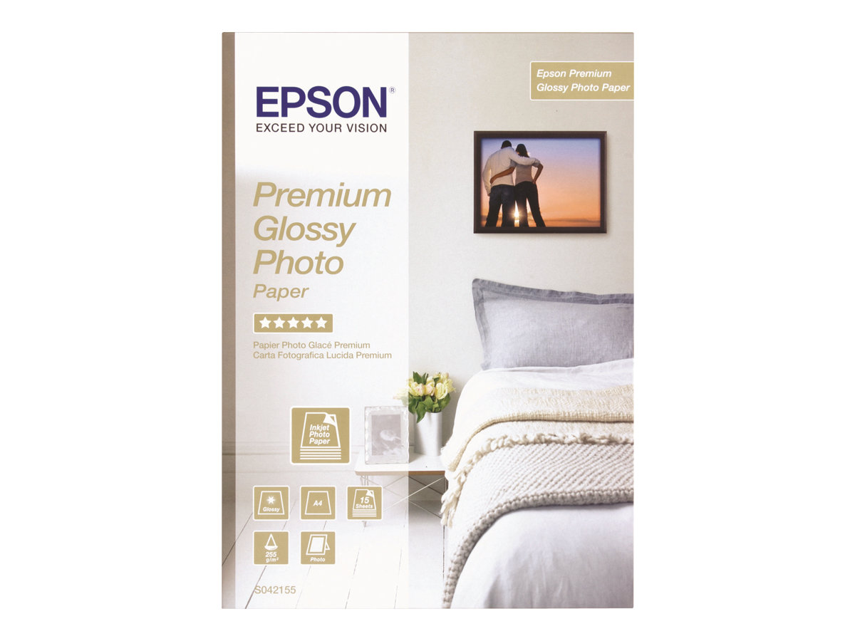 EPSON Fotopapier S042153 10,0 x 15,0 cm hochglÃ¤nzend 255 g/qm 40 Blatt
