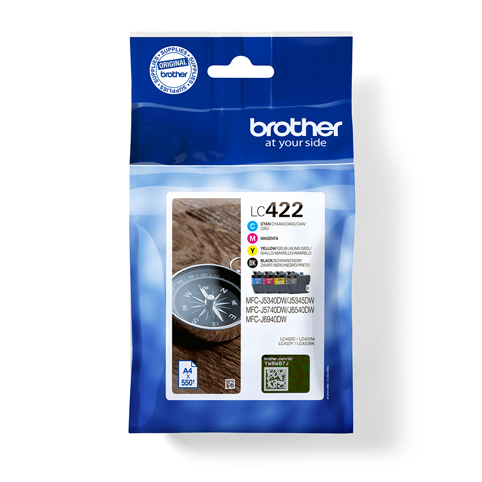 LC422VAL BROTHER MFCJ Tinte 4 cmyk ST