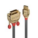 LINDY 1m Gold HDMI an DVI-D-Kabel HDMI an DVI-D 18+1 Stecker