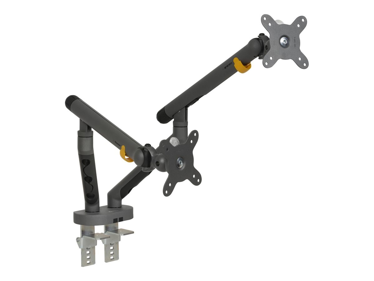 BakkerElkhuizen BE Flexible Dual Monitorarm Dark Grey