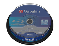 10 verbatim Blu-ray BD-R 25 GB