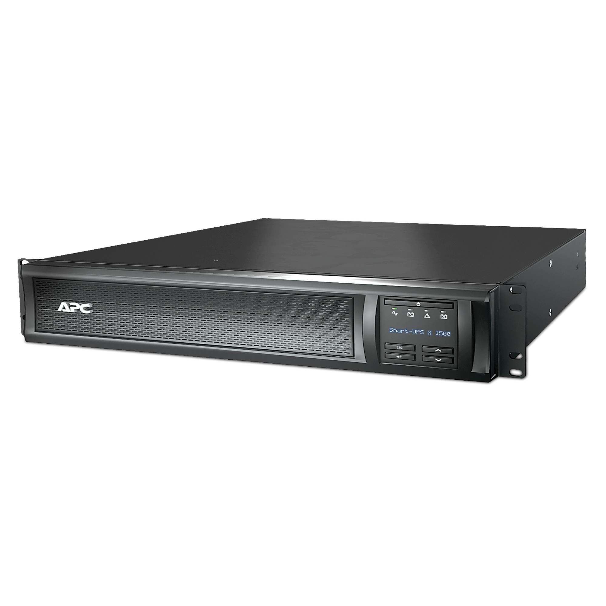APC SmartUPS X 1500 RackTower LCD UPS Rack AC 230V 1200Watt 1500VA Ethernet RS232 USB output connectors 8 2U Black