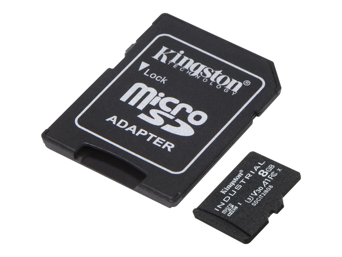 Kingston Industrial microSDHC 8GB mit Adapter