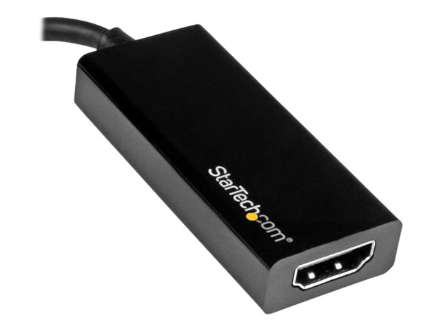 StarTech.com USB-C auf HDMI Adapter - Thunderbolt 3 kompatibel - Schwarz - 4K 30Hz - externer Videoadapter - Schwarz