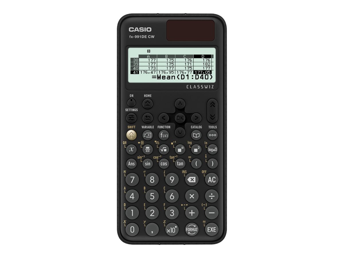 CASIO FX991DE CW Wissenschaftlicher Taschenrechner schwarz