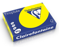 Clairefontaine Kopierpapier Trophée gelb DIN A5 80 g/qm 500 Blatt