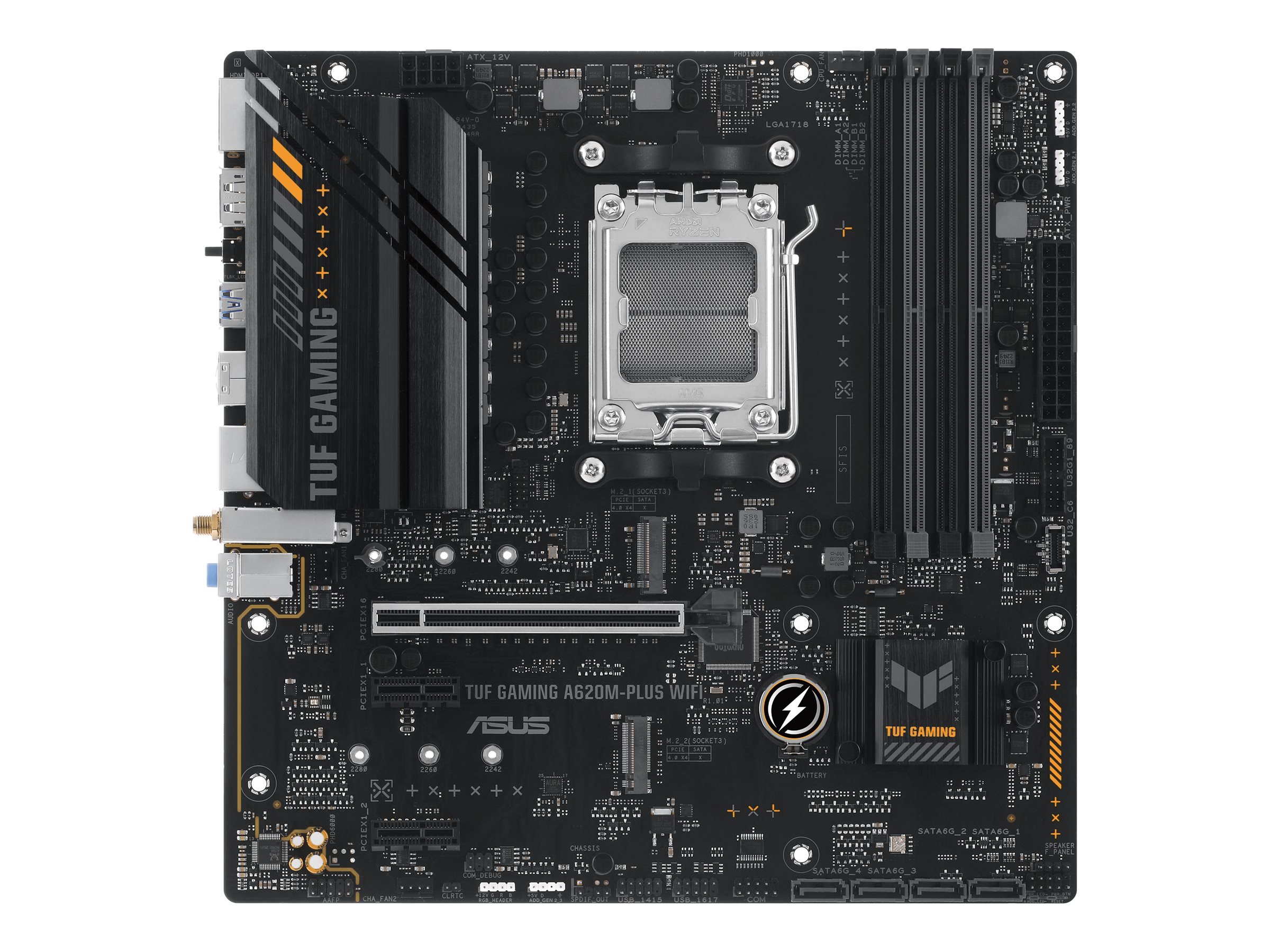 ASUS TUF GAMING A620M-PLUS WIFI AM5 MB 4xDDR5 4xSATA 2xM.2 ASUS TUF GAMING A620M-PLUS WIFI AM5 MB 4xDDR5 4xSATA 2xM.2