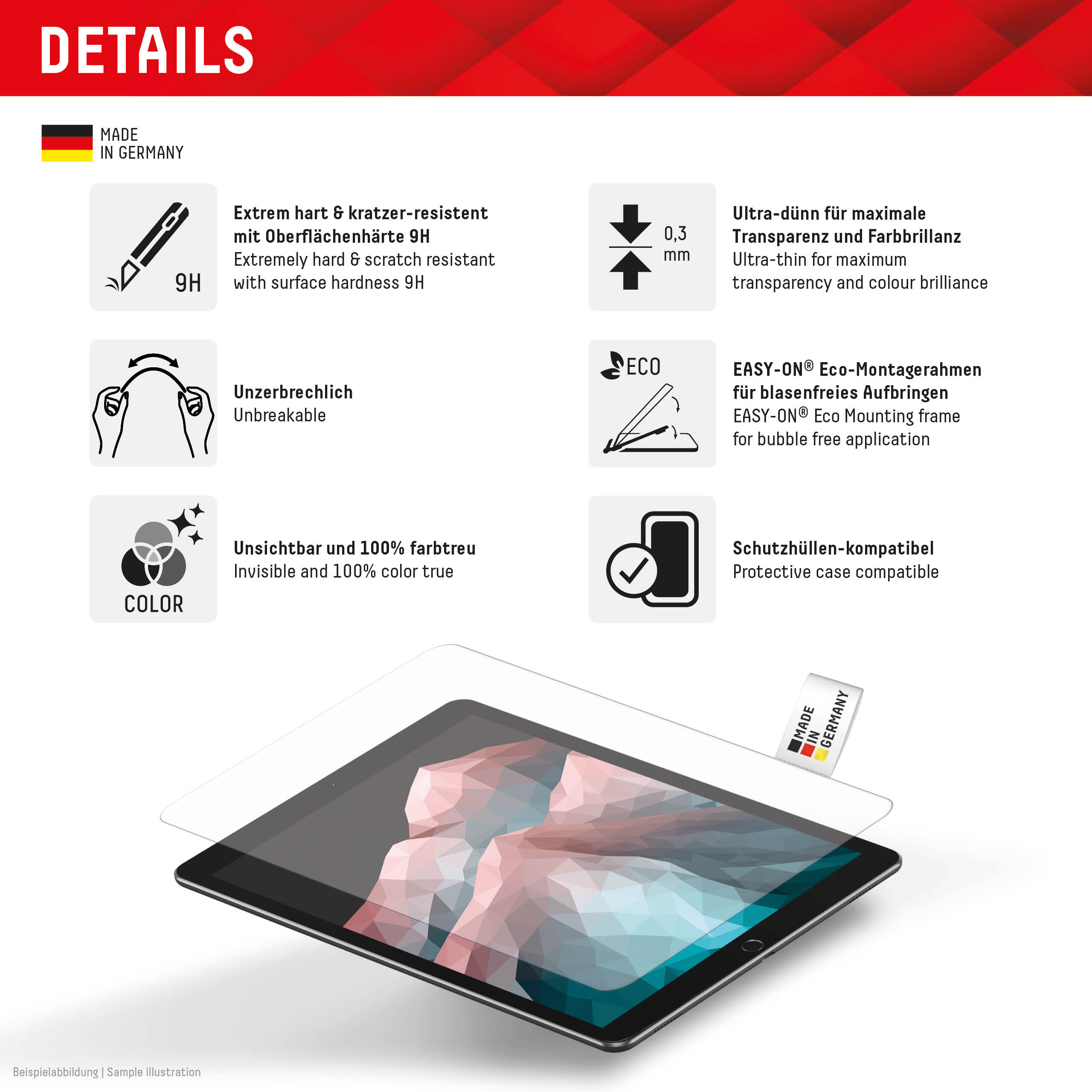 DISPLEX Tablet Glass iPad Air 13 20242025