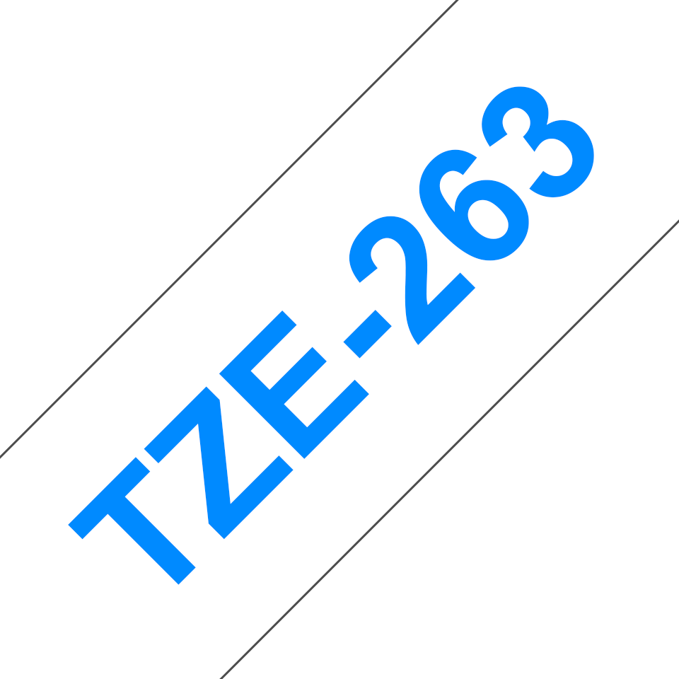 TZE263 BROTHER PT Schriftband 36mm weiss
