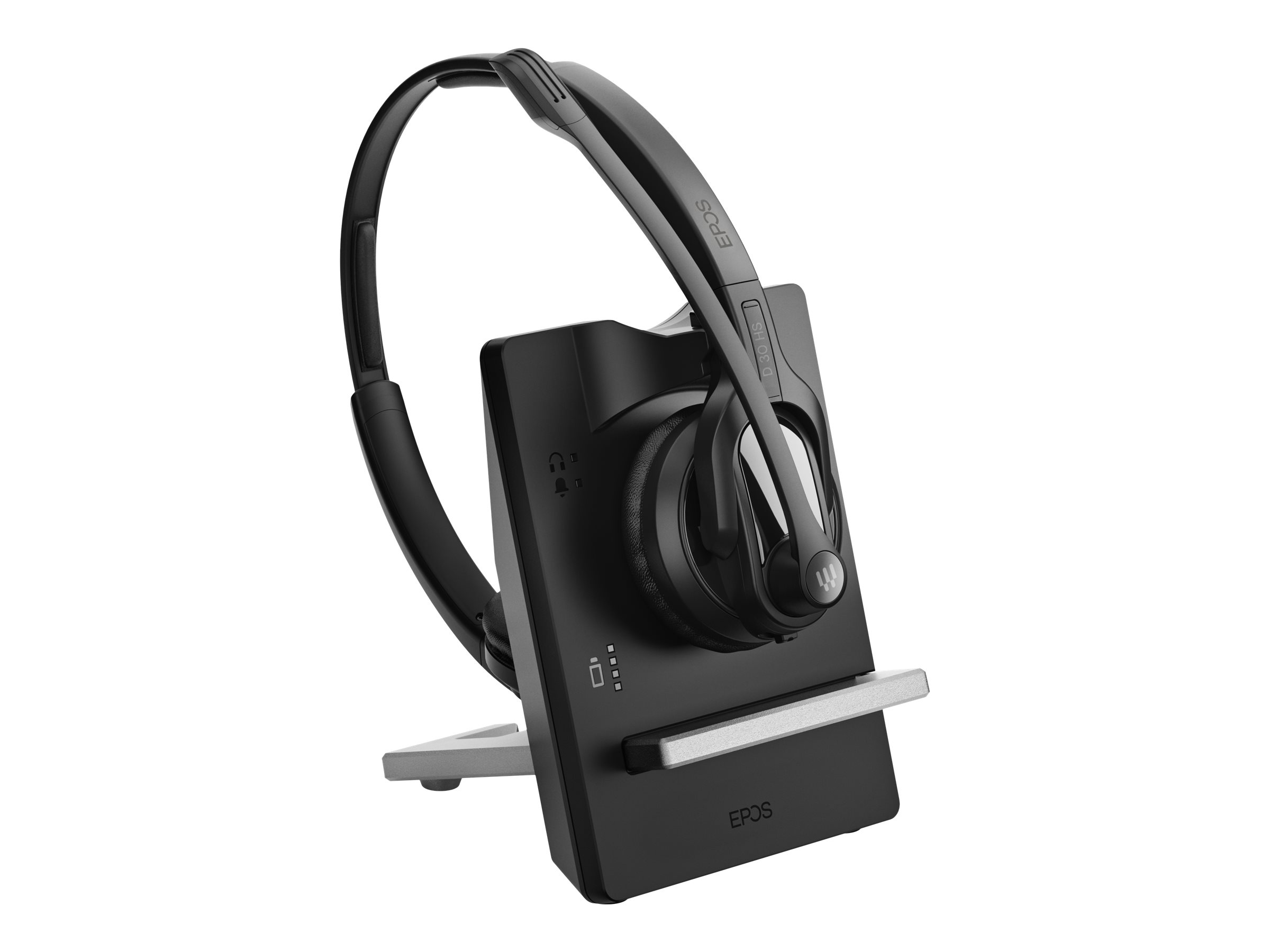 EPOS IMPACT D 30 Phone Stereo DECTHeadset fur Tischtelefone mit Basis Ultra Noise Cancelling Kopfbugel inkl Netzteil