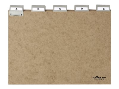 DURABLE Karteikartenregister A-Z braun
