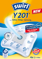 swirl MicroPor Filtration Y 201 Staubsaugerbeutel, 4 St