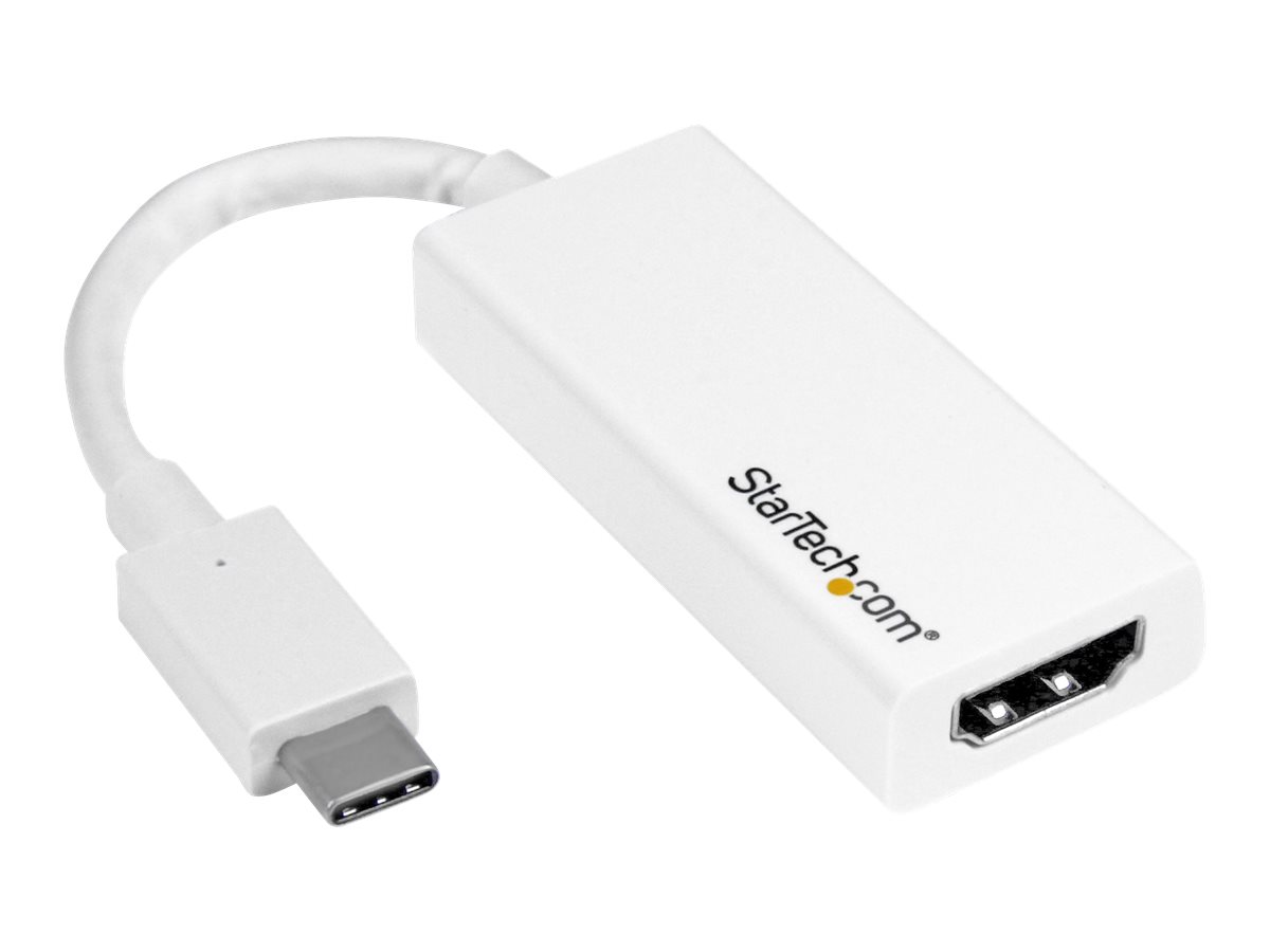 STARTECH.COM USB-C auf HDMI Adapter - USB Typ-C zu HDMI Video Konverter - Weiss STARTECH.COM USB-C auf HDMI Adapter - USB Typ-C zu HDMI Video Konverter - Weiss
