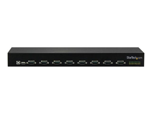 StarTech 8 Port USB auf Seriell Adapter Hub USB auf RS232 Port Adapter mit Daisy Chain Rackmontierbar