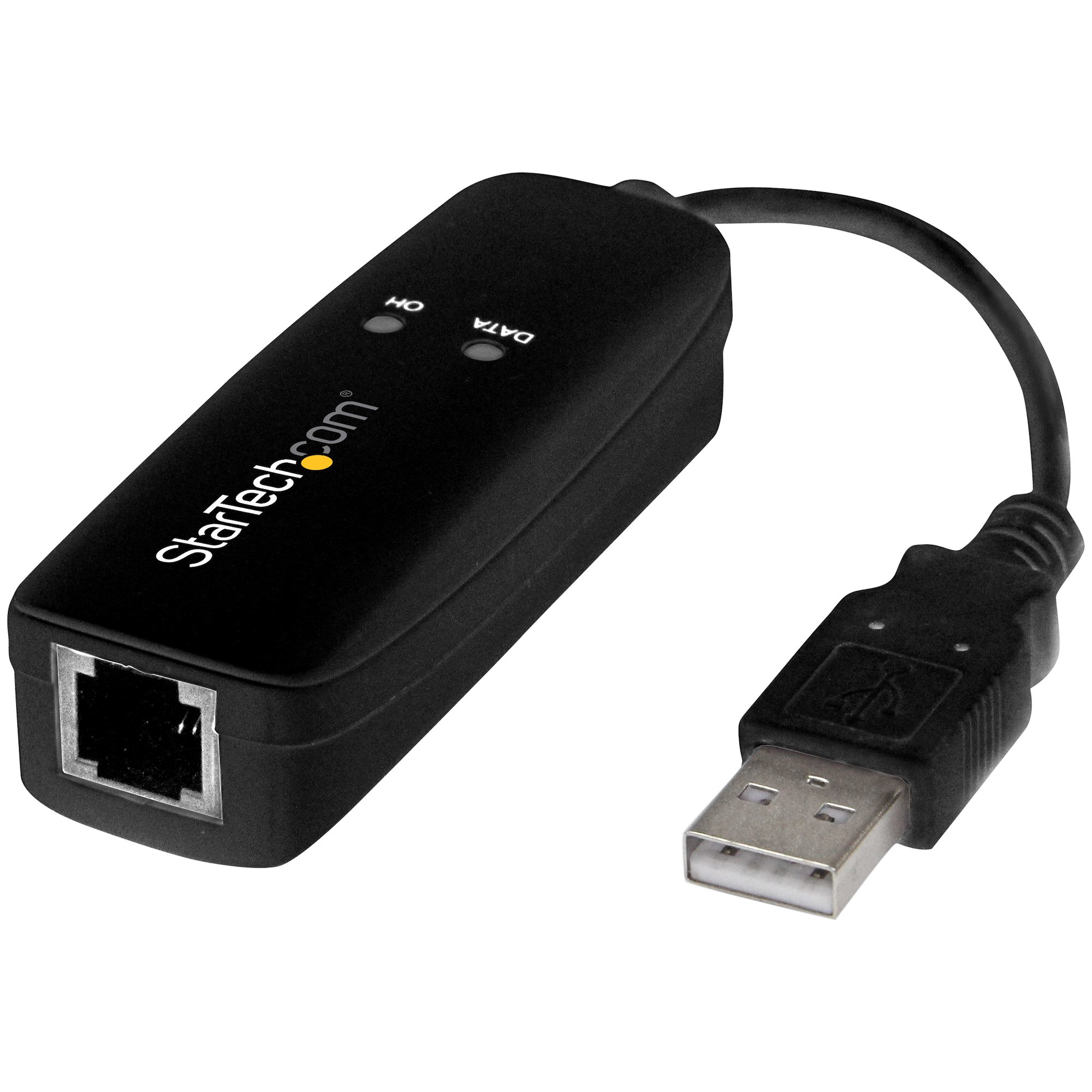 STARTECHCOM 56K USB Einwahl und Fax Modem V92 Extern Hardwarebasierend USB Modem 56kbit Modem 144kbit Fax