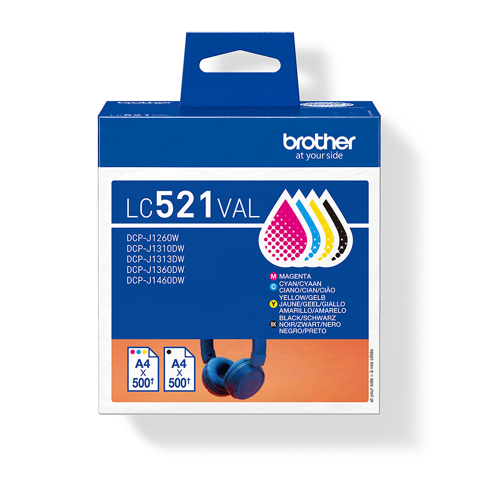 LC521VAL BROTHER DCP Tinte 4 cmyk