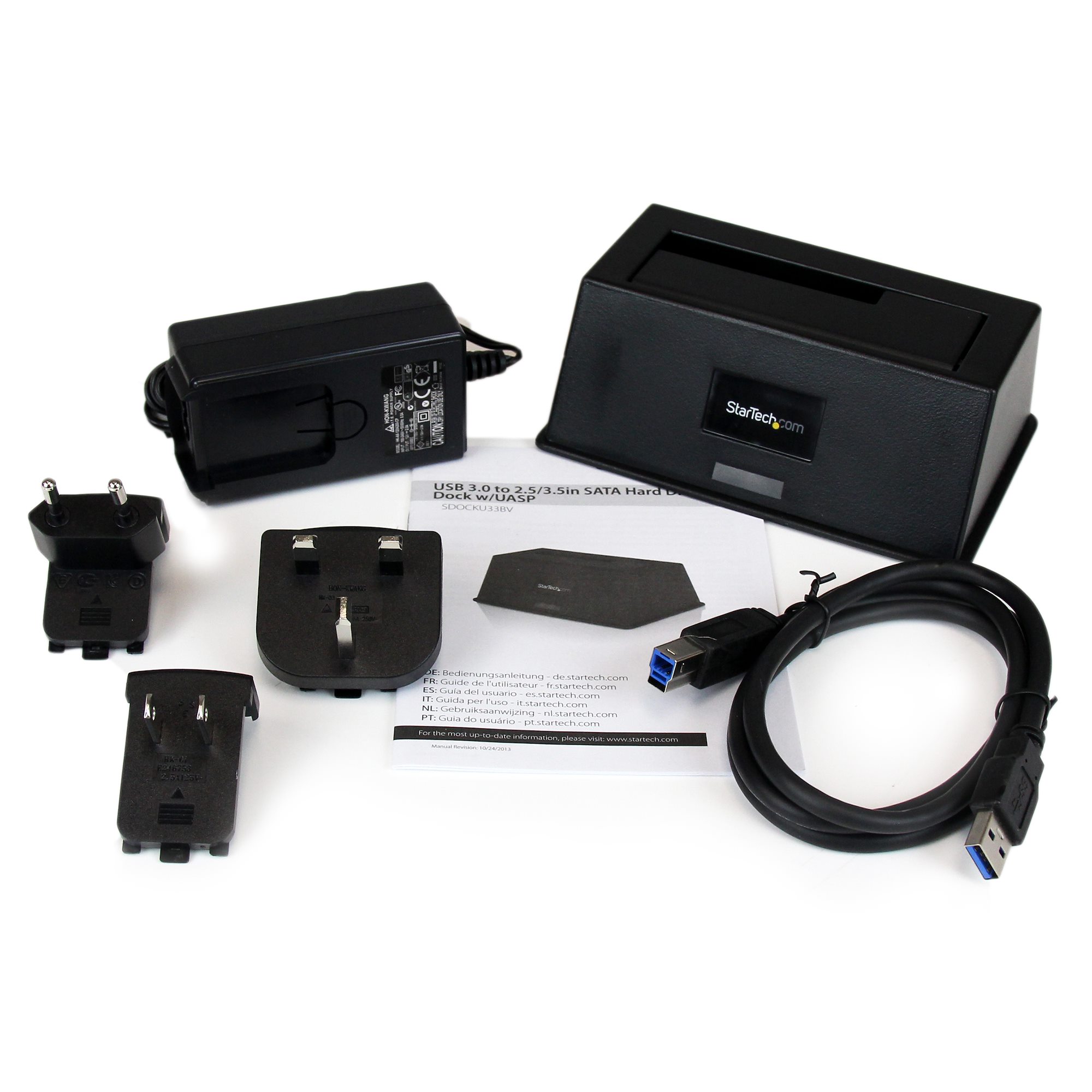 STARTECHCOM USB 30 SATA III FestplattenSSD Dockingstation mit UASP 6,358,89cm 2,53,5zoll SATA IIIII USB 3 HDDSSD Dock