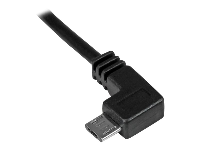 StarTech.com Micro USB Lade/Sync-Kabel - St/St - Micro USB linksgewinkelt - 1m - USB auf Micro USB Ladekabel - USB-Kabel - 1 m