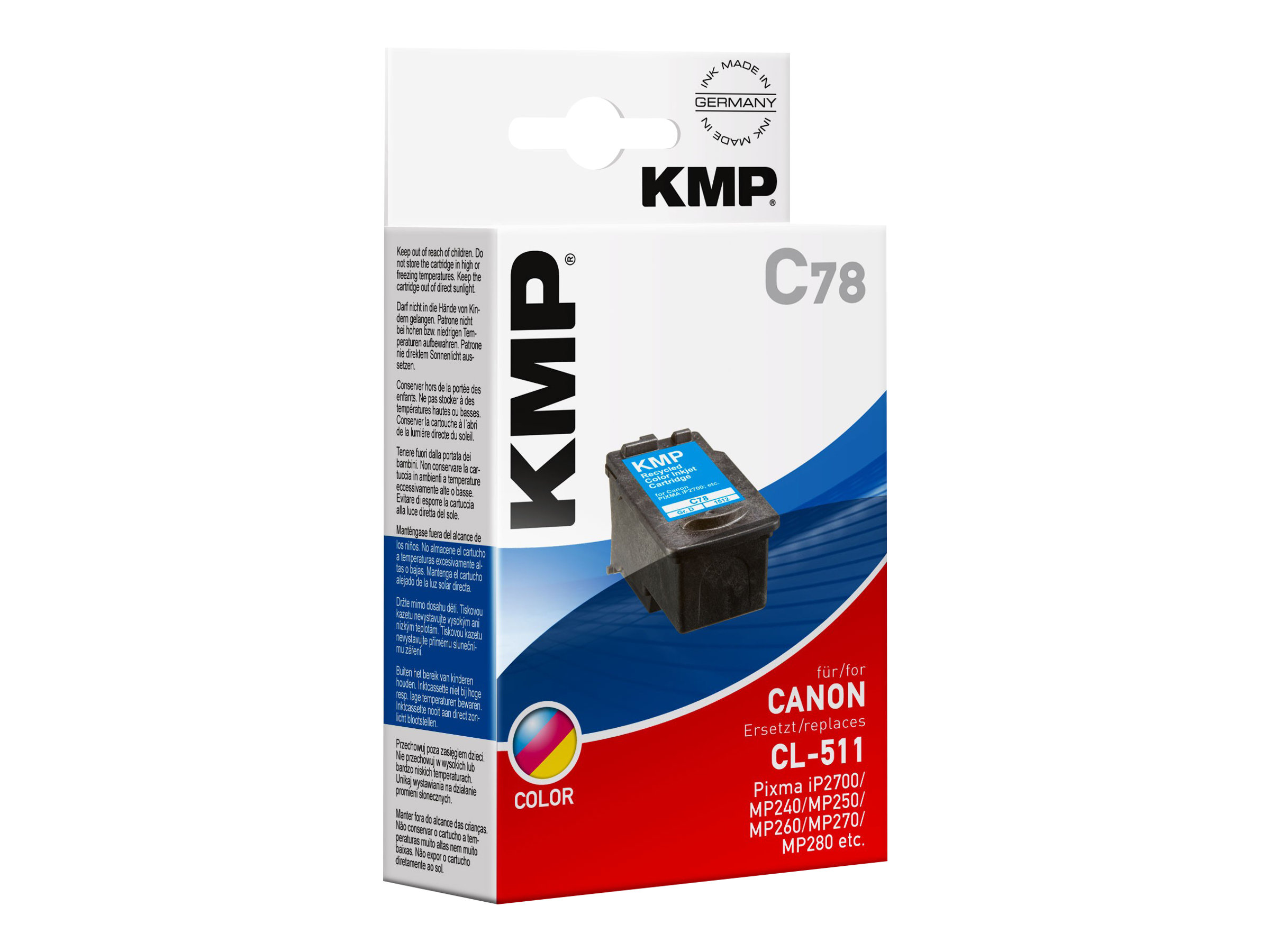 KMP C78  color Druckkopf kompatibel zu Canon CL-511