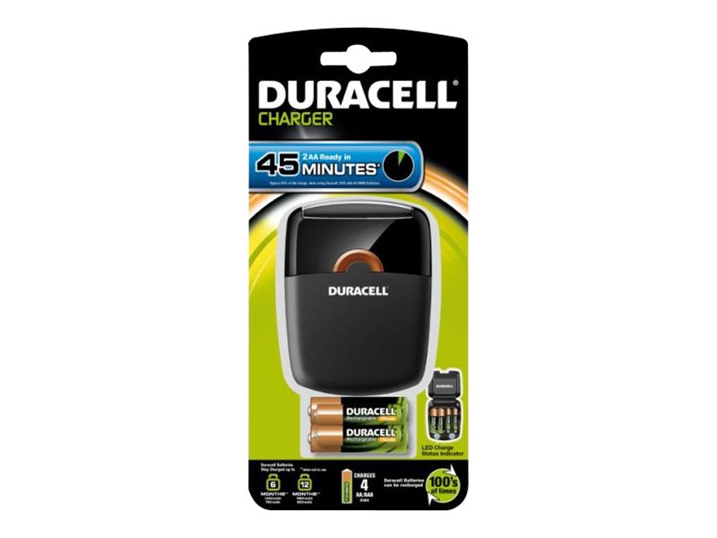 DURACELL Hi-Speed Akku-Schnellladegeraet inkl. Akkus DURACELL Hi-Speed Akku-Schnellladegeraet inkl. Akkus