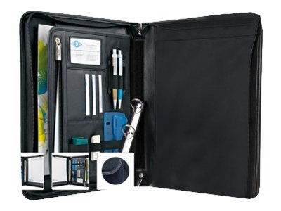 WEDO Ringbuchmappe Elegance Kunstfaser DIN A4 schwarz