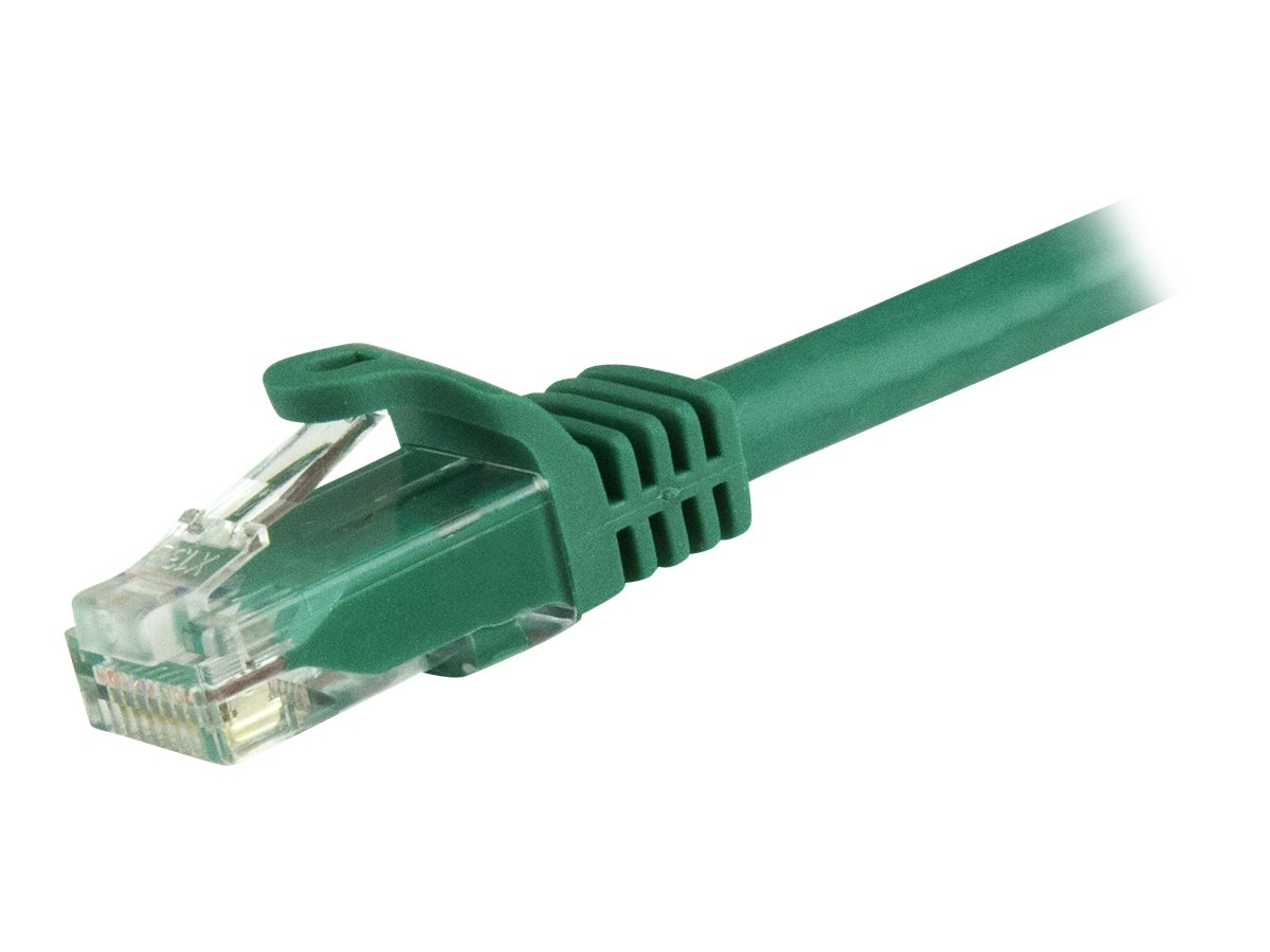 STARTECH.COM 3m Cat6 Gigabit Snagless Patchkabel - RJ45 UTP Netzwerkkabel mit Schutzmanschette - Cat 6 Kabel - Grün STARTECH.COM 3m Cat6 Gigabit Snagless Patchkabel - RJ45 UTP Netzwerkkabel mit Schutzmanschette - Cat 6 Kabel - Grün