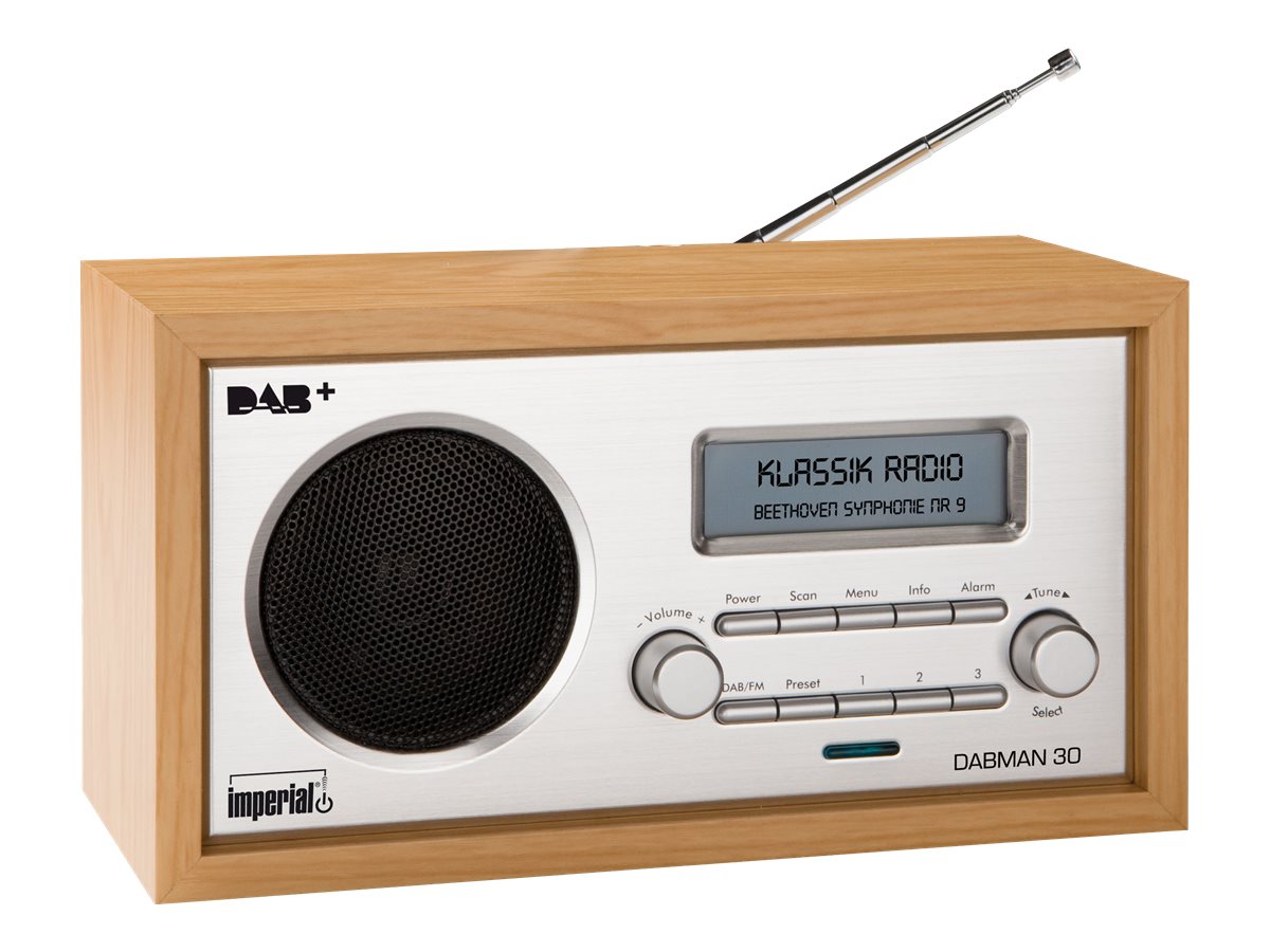 DABMAN 30 DAB+ / FM Radio, Holzoptik